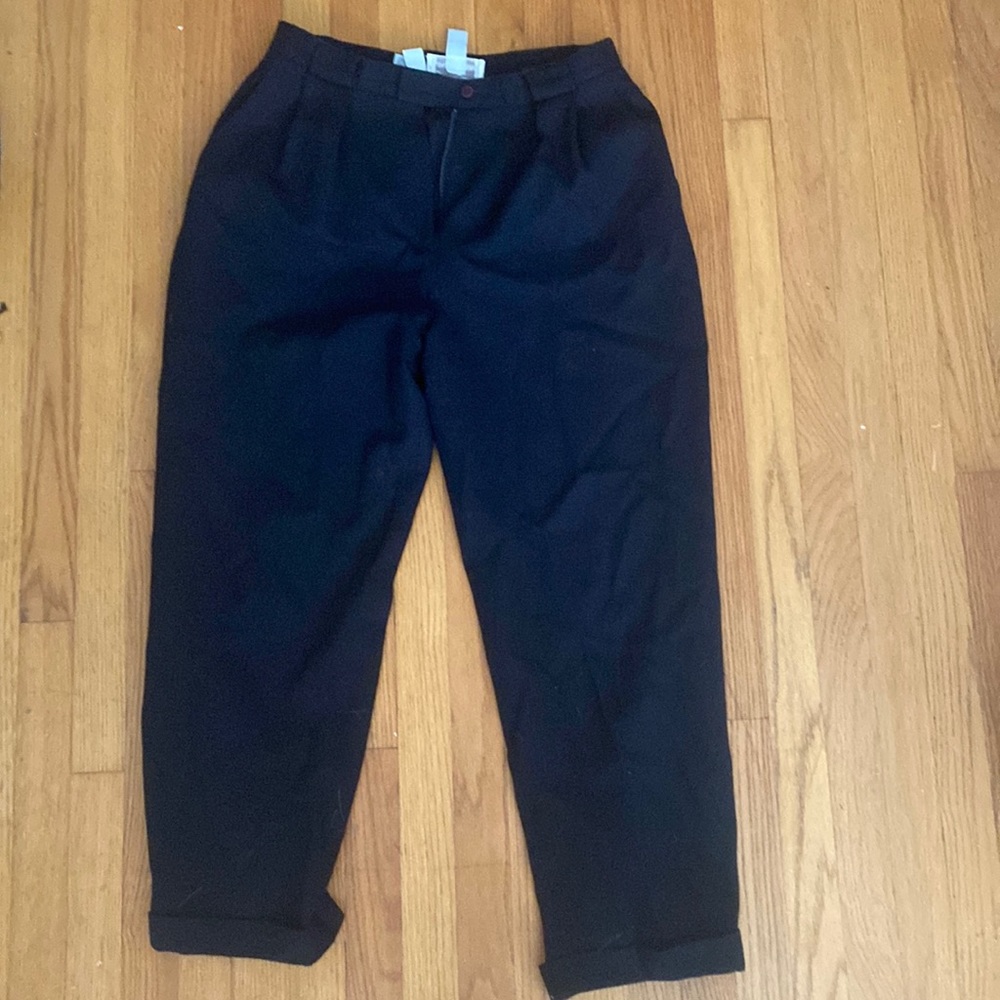 Jones of New York pleated 100% wool pants